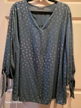 Tie-Sleeve Blouse